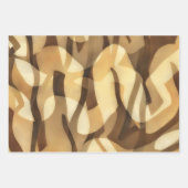 Papier artisanal Brown, orange et Tans (Devant 3)