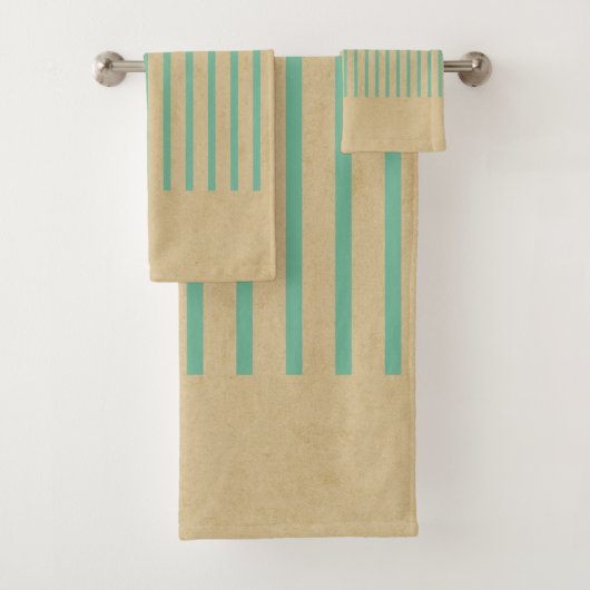 Papier artisanal classique moderne et rayures Brow (En situation)