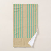 Papier artisanal classique moderne et rayures Brow (Serviette à main)