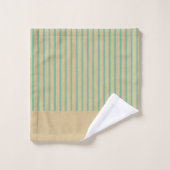 Papier artisanal classique moderne et rayures Brow (Gant de toilette)