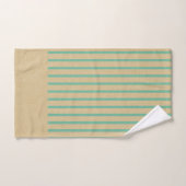 Papier artisanal classique moderne et rayures Brow (Serviette à main)
