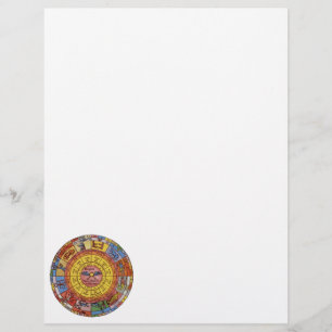 Papier Astrologie Vintage, Roue du Zodiaque Céleste Antiq