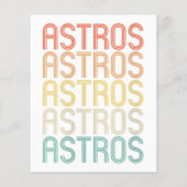Papier Astros féminines (Dos)