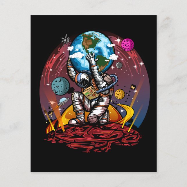 Papier Atlas Space Man (Devant)