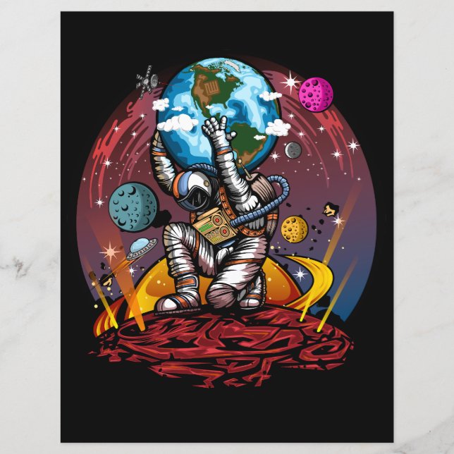 Papier Atlas Space Man (Devant)