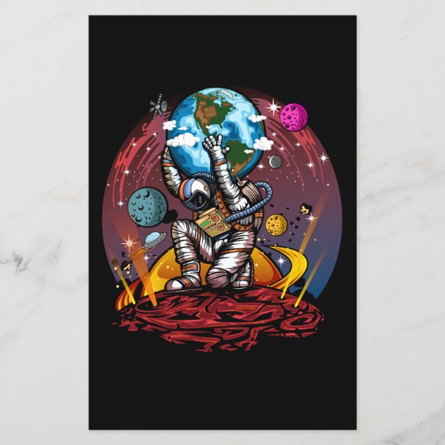 Papier Atlas Space Man (Devant)