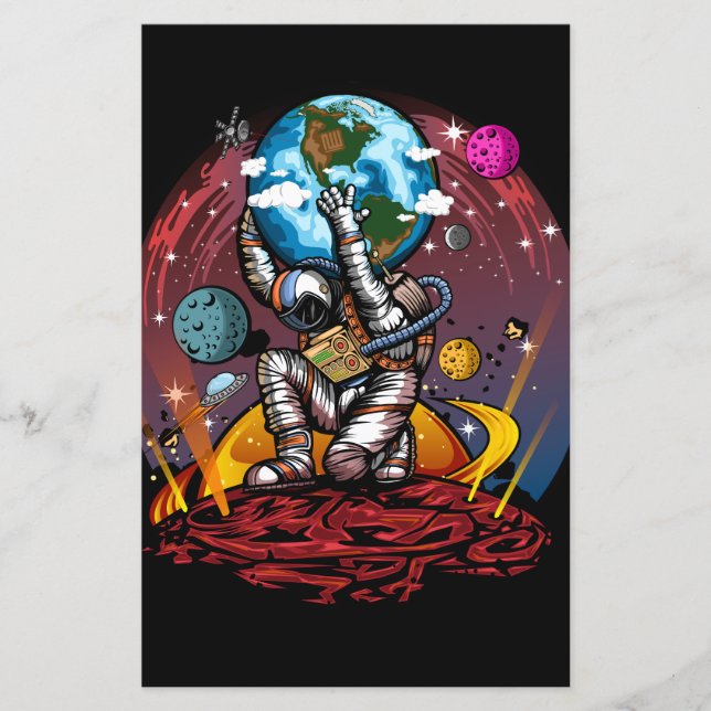 Papier Atlas Space Man (Devant)