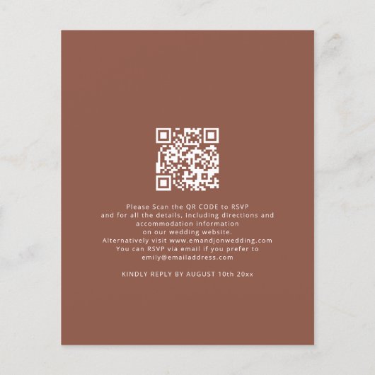 Papier Attrape-rêves à cœur budget en terre cuite QR mari (Dos)