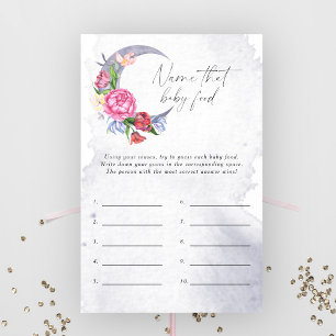 Papier Au-dessus de la lune Nom que bébé nourriture jeu b