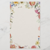 Papier Au-Dessus Ou Sous La Fête des mariées Florale Pres (Dos)