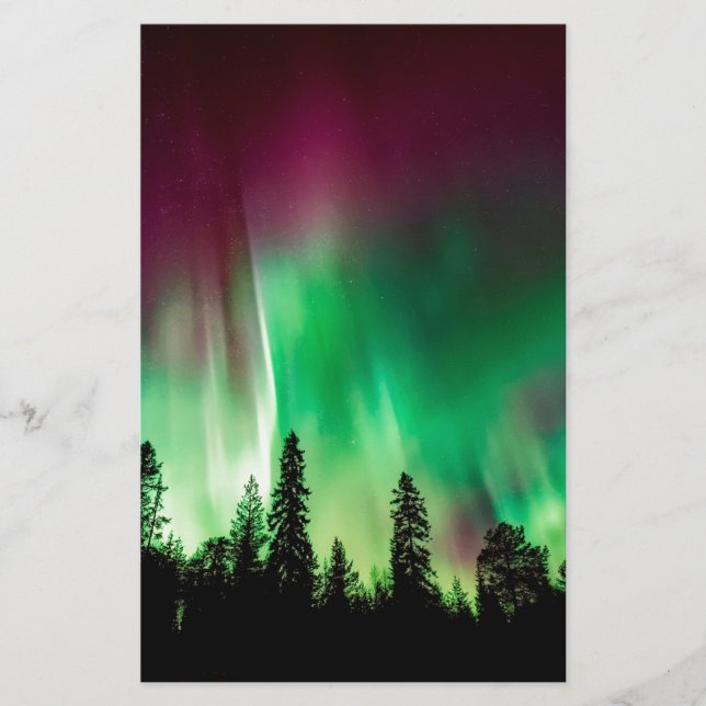 Papier aurora boréale (Devant)