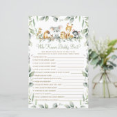 Papier Australian Animals Green Qui Connaît Papa Meilleur (Debout devant)