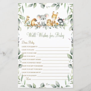 Papier Australian Animaux well Wives for Baby Game