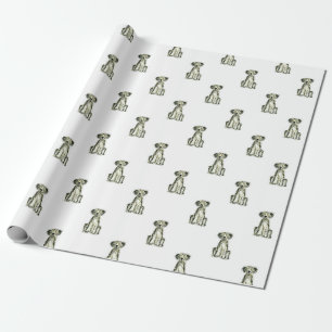 Papier australien d'emballage cadeau de chien de
