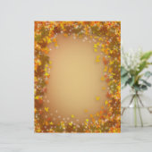 Papier Automne automne laisse arrière - plan pour la lett (Debout devant)