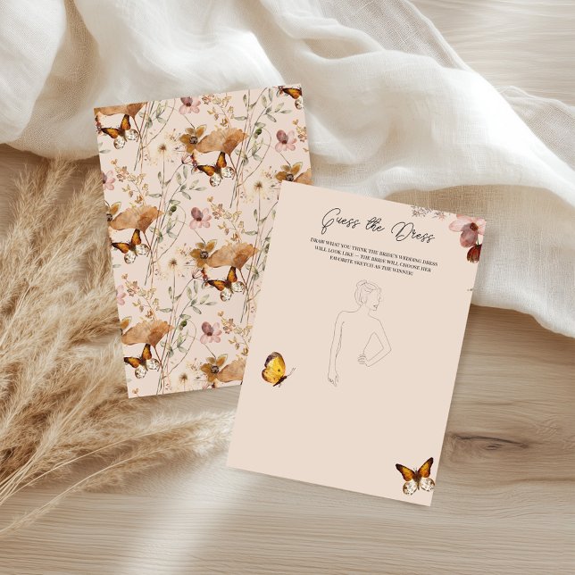 Papier Automne beige jeu de devinette de la robe de fleur (Créateur téléchargé)