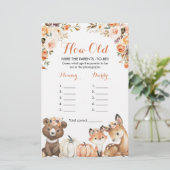 Papier Automne Bois Oh Bébé Quel âge avaient les parents (Debout devant)