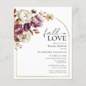 Papier Automne En Amour Budget Automne Nuptiale Douche In (Devant)