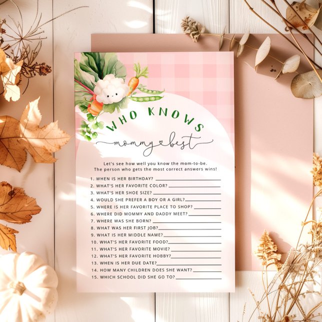 Papier Automne ferme rose Qui connaît maman meilleur jeu (Créateur téléchargé)