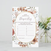 Papier Automne Fleur sauvage Devinez ce qu'il y a dans le (Debout devant)