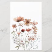 Papier Automne Fleur sauvage Devinez ce qu'il y a dans le (Dos)