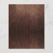 Papier Automne Floral Citrouille Fête des mariées de bois (Dos)