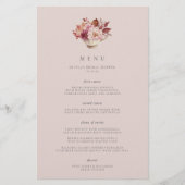 Papier Automne Floral Teacup Automne Fête des mariées Men (Devant)