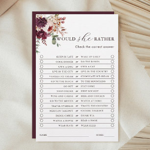 Papier Automne Romance Floral Voudrait-Elle Plutôt Jouer