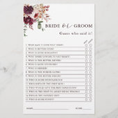 Papier Automne Romance Mariée ou Fête des mariées de cham (Devant)