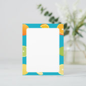 Papier aux fruits d'agrumes (Debout devant)