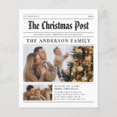 Papier Avis de presse de Noël 7 Photos Budget des vacance (Devant)