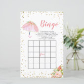Papier Avril Douches Apporter Mai Fleurs Bingo Jeu (Debout devant)