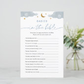 Papier Babies Dans La Bible Twinkle Star Baby shower Jeu (Debout devant)