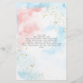 Papier "Baby around the world" Jeu de douche + clé de rép (Dos)