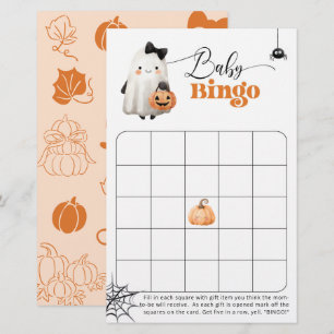 Papier Baby Bingo Little Boo Linge à Linge Baby Shower
