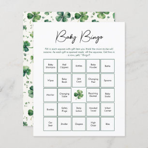 Papier Baby Bingo St. Patrick's Day Baby shower Jeu