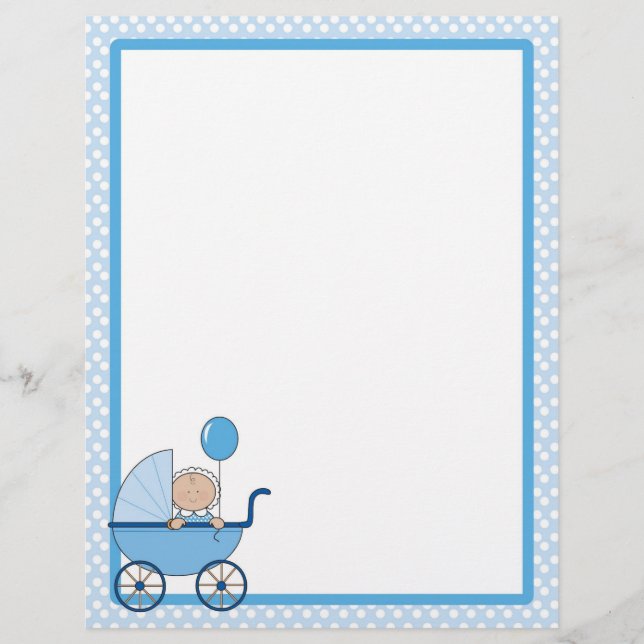 Papier Baby Border Boy (Devant)