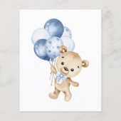 Papier Baby Boy baby shower devinez combien de nounours (Dos)