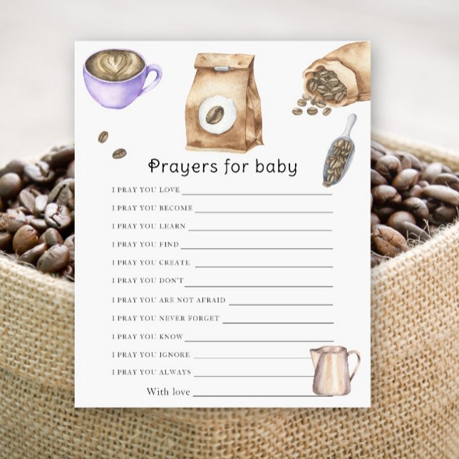 Papier Baby brasse du café Prières pour bébé (Créateur téléchargé)