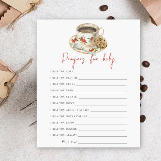 Papier Baby brasse du café Prières pour bébé (Créateur téléchargé)