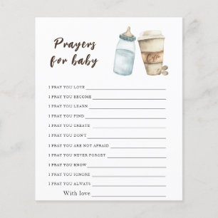 Papier Baby brasse du café Prières pour bébé