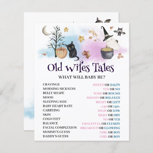 Papier Baby est en train de brasser de vieux contes de ve (Devant / Derrière)