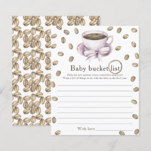 Papier Baby est en train de brasser du café - Baby bucket