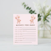 Papier Baby Girl Shower - Teddy Bear Theme (Debout devant)