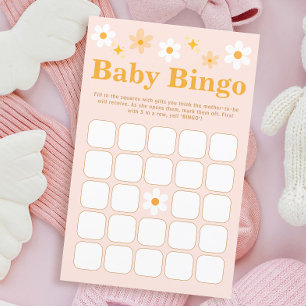 Papier Baby In Bloom Spring Baby shower Bingo Jeu