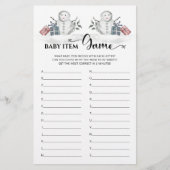 Papier Baby Item Jeu Baby shower Snowman (Devant)