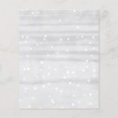 Papier Baby It's Cold Outside Grey Baby shower Invitation (Dos)