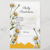 Papier Baby prédit que maman doit être Honeycomb Daisy (Devant)