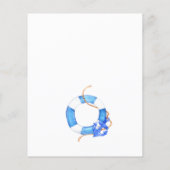 Papier Baby shower à budget pastel nautique (Dos)