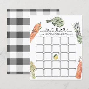 Papier Baby shower agricole local Bingo